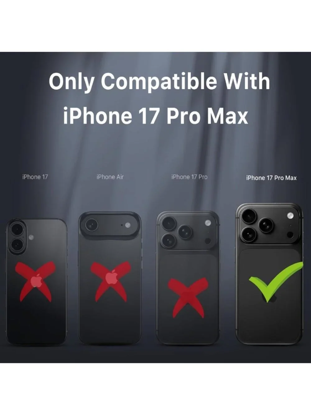 Army Green iPhone 17 Pro Max Case with Belt Clip, 360° Kickstand & Screen